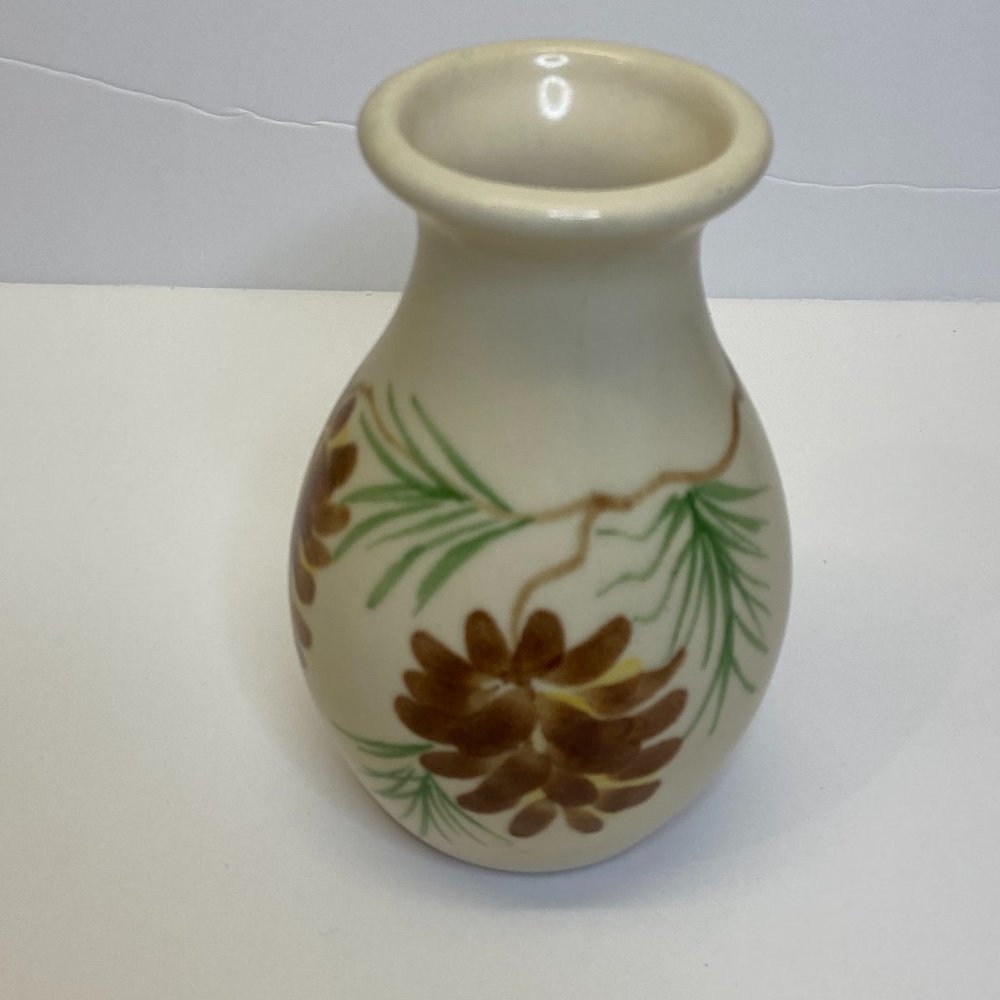 Vintage. Hand-Painted Emerson Creek Pottery Bud vase.